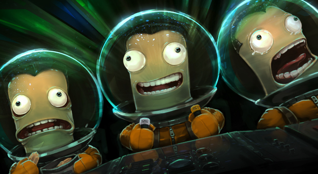 Персонажи игры Kerbal Space Program.