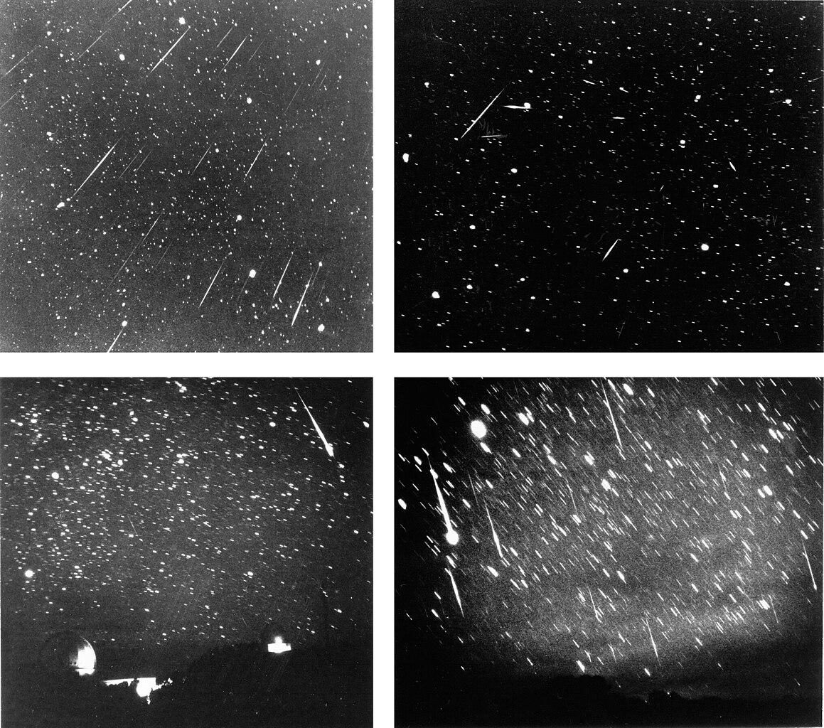 Leonids meteor shower 1966