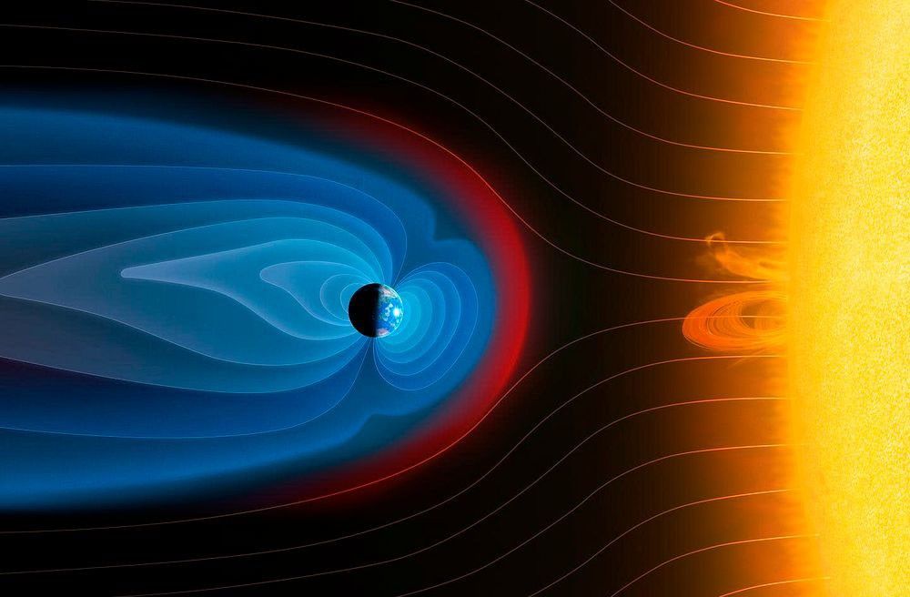 solar wind magnetosphere shock wave