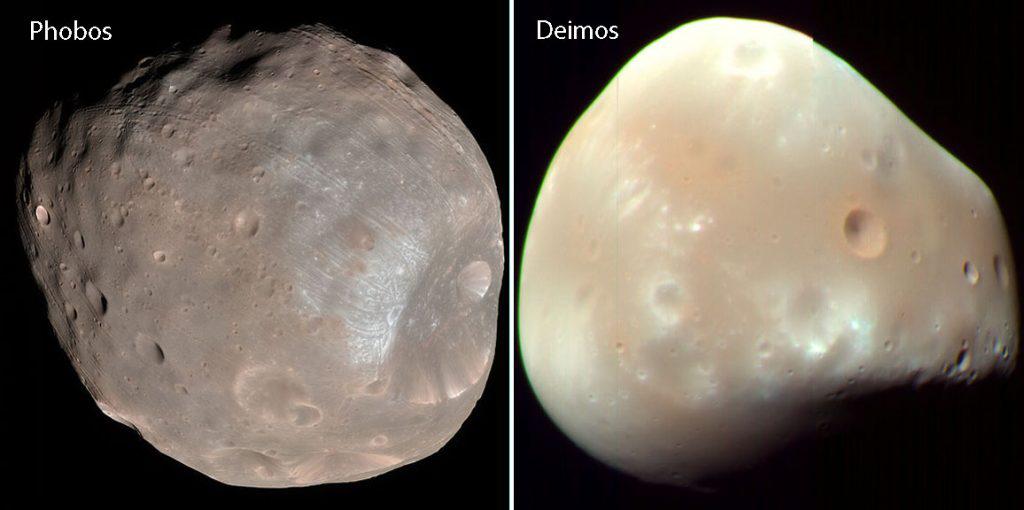 Fobos Deimos Martian moons